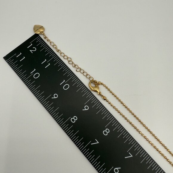 Betsey Johnson Picnic Strawberry Ant Pendant Necklace Pink Crystal Ball Chain - Picture 15 of 15